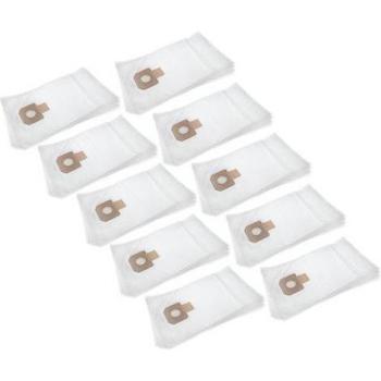 VHBW White MicroFleece 50‑Pack Vacuum Bag – Bosch 2607432038