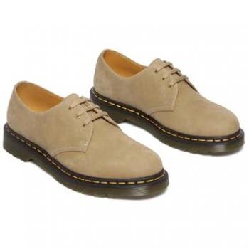 Chaussures 1461 Dr. Martens en Nubuck Tanné Marron Taille 36