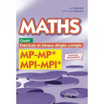 Maths, cours, exercices et travaux dirigés corrigés