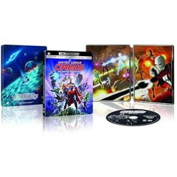 Justice League – Crise sur les Mondes Infinités 3, Pack Steelbook Blu‑Ray 4K Ultra HD 2024