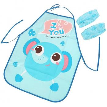 Set de Delantales Infantiles con Pintura y Manga a Prueba de Líquidos