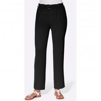 Webhose Classic Basics Kurzhose – Schwarze Damenkurzjeans, 100% Polyester