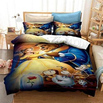 Housse de Couette Disney Princesse avec Taie d'oreiller