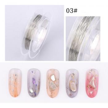 Alambre de Cobre y Oro para Uñas Artísticas