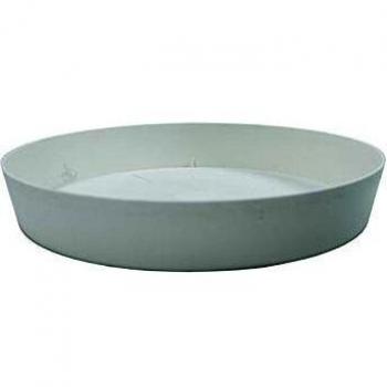 Plato de Plástico Blanco Ø28 cm para Macetas