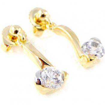 Boucles d'Oreilles 'Câlin' 2 Tons Altesse