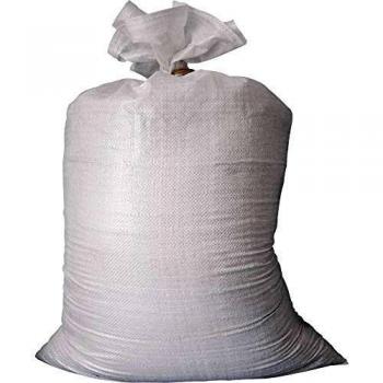 Reißfester Gewebesack 50 l, weiß, 10er Set