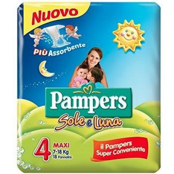 PAMPERS SOLE LUNA 7-18 KG MISURA 4