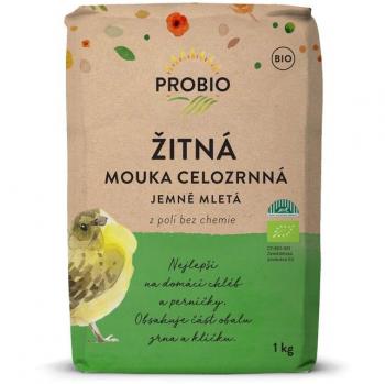 PROBIO Celozrnná žitná mouka jemná BIO 1 kg