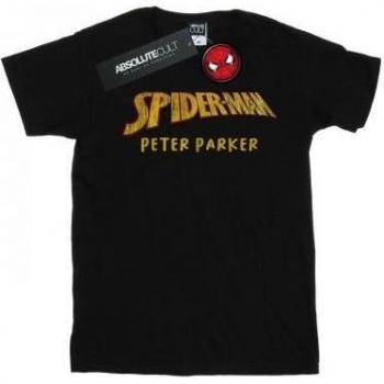 T-shirt enfant Marvel Super-héros Peter Parker Blanc