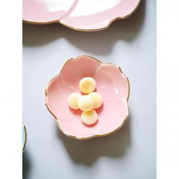 Ceramic Cherry Blossom Saucing Plate