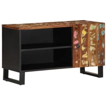 Soporte TV Salón Dormitorio 80×33×46 cm – Estructura Rústica y Sostenible