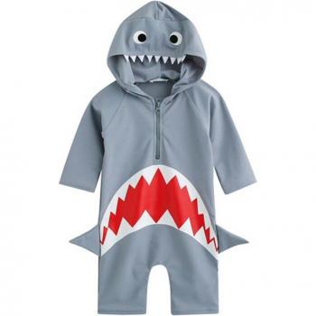 Shark Print Baby Swim Suit