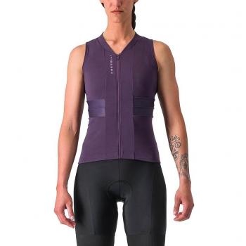 Women’s XL Night Blue Castelli Anima 4 Sleeveless Top