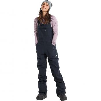 Burton Avalon Stretch 2L Women's Snowboard Bib Pants, True Black, Large