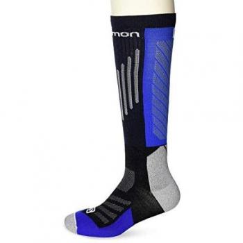 SALOMON Calcetines compresión Unisex, Nautical Blue/Black, Talla M