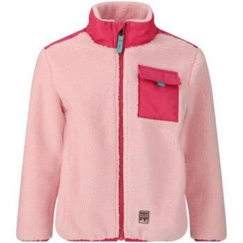 Kinder-Veros Fleecejacke Zigzag Rosa 100 % Polyester