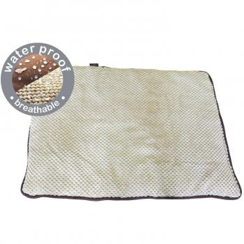 Non-Slip Dog/ Cat Bed Mat, Brown, Teflon Surface