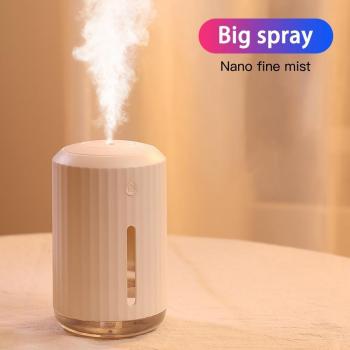 320ML Ultrasonic Air Humidifier with Essential Oil Diffuser and LED Lamp