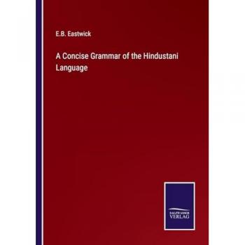 A Concise Grammar of the Hindustani Language