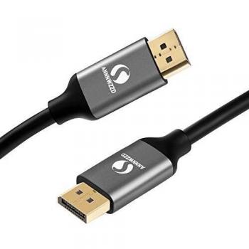 ANNNWZZD 8K DP-zu-DP-Kabel, V1.4, 5 Meter, HDCP-kompatibel