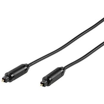 Cable de Fibra óptica 3 m ODT TOSLINK Macho/Macho Negro