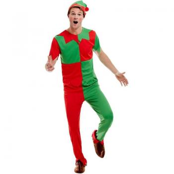 Disfraz de Elfo de Navidad para hombre