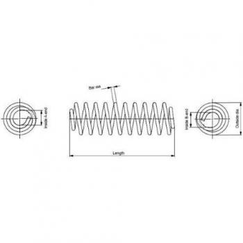 Vorderachsfeder Monroe SP2347