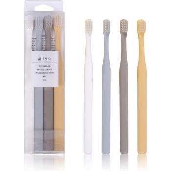 4 Pcs Multi-Color Soft Toothbrushes
