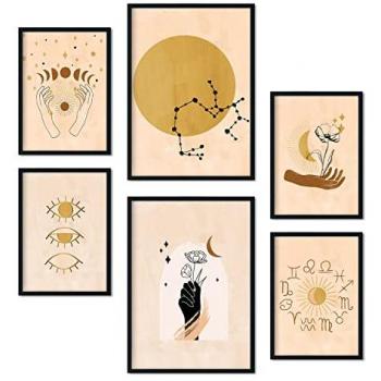 Colección de 6 Posters de Místico