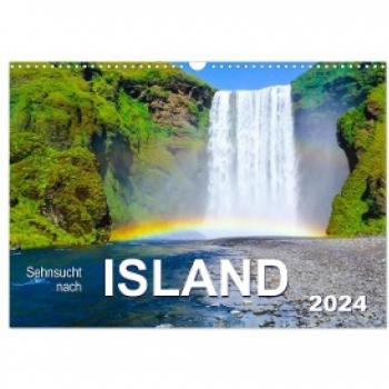 Wandkalender Sehnsucht nach Island 2024