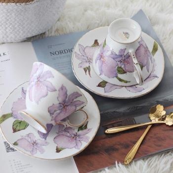 Luxury Nordic Bone China Coffee Cup and Saucer Set