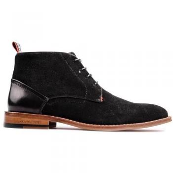 Simon Carter Byrd 2 Black Suede Chukka Boots