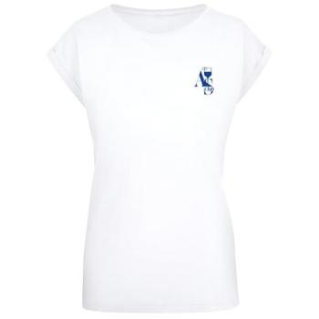 Miss Tee Damen T-Shirt mit verlängerten Schultern