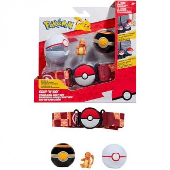 Bandai Accessoire Dresseur : Ceinture Clip 'N' Go avec Salamèche