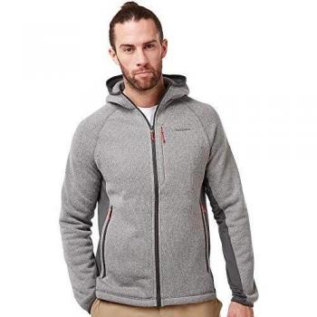 Chaqueta Craghoppers Apolo FLC con Capucha, SFT Gris MRL, XXL para Hombre