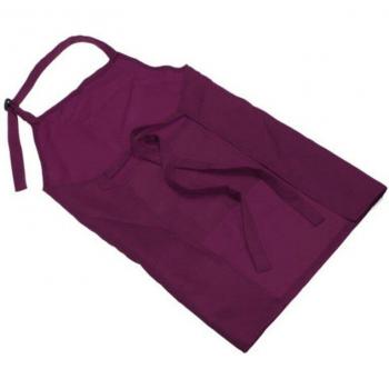 Solid Color Kids Bib Apron, 51cm x 49cm