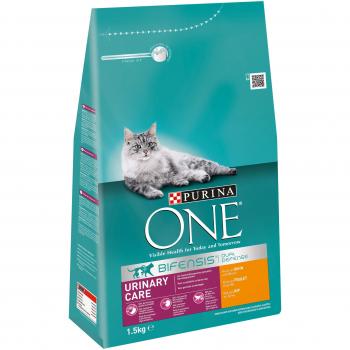 PURINA ONE BIFENSIS URINARY CARE Katzenfutter trocken, reich an Huhn, 1,5kg
