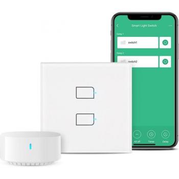 BroadLink TC3-EU Panel de Cristal Interruptor Inteligente