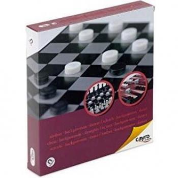 Classic Family Board Game Collection – Chess, Checkers, Backgammon