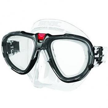 Seac Fox Tauchmaskenset Transparent/Schwarz
