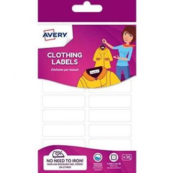 Avery Clothing Labels 45x13mm
