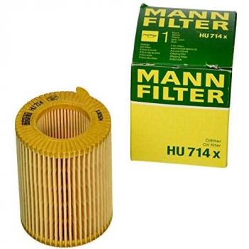 Mann Filter Hyundai Olio Hu714x Set Filtrazione Olio con Guarnizioni