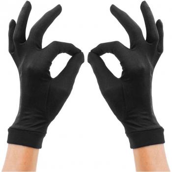 Jasmine Unisex Black Inner Gloves