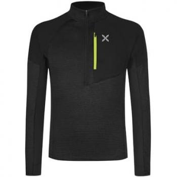 Fleecepullover Montura Thermal Grid 2 Half Zip Nero Opaco