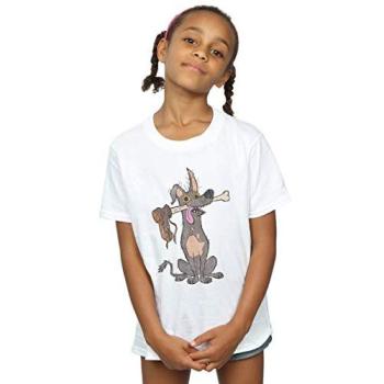 Coco Dante Girl’s Bone‑Cotton T‑Shirt – White, 3‑4