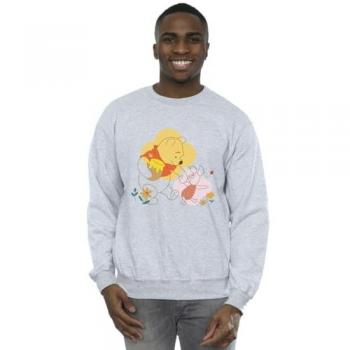 Felpa Disney Uomo Winnie the Pooh XL Blu