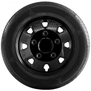 Black Convex Utah II Hubcaps, 14″ – AutoStyle PP5524B
