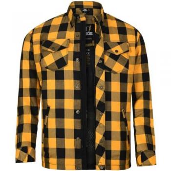 Bores Lumberjack Basic T-shirt moto 2XL Nero Giallo