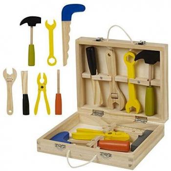 Kids' Wooden Construction Play Set